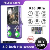Open Source R36 Ultra Console Handheld Game Players 4 Inch Screen Console Retro Pocket Video Player 128G 20000+ Games