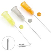 100Pcs TOMENTY Dental Endo Irrigation Needle Tip 0.3/0.4/0.5mm End-Closed Side Hole Endo Syringe Root Canal Washing Needle Tip