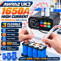 Awithz UK3 Przenośna Zgrzewarka Akumulatorowa DIY Mini Maszyna do Zgrzewania Akumulatorów Litowych 18650 Narzędzie do Zgrzewania Pakietów Akumulatorów 10000mAh Zgrzewa do grubości 0,7mm