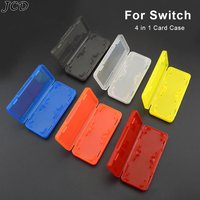 JCD 4 IN 1 Game Card Holder Box Storage Case for Switch NS Console Card Holder Case Organizer Protective Cover