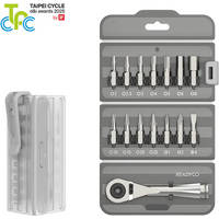 AliExpress NONE BIKE TOOLKIT 72-Tooth Ratchet Wrench in ONE Mini Ratchet Tool Set Bicycle Ratchet Wrench Screwdriver Head Portable Toolbox