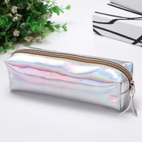 PVC Transparent Pencil Case Kawaii Waterproof Pencil Bags for Students Stationery School Supplies Portable Pen Pencil Pouch Bag