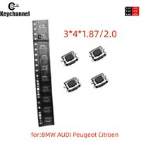 Remote Car Key Switch Touch Swicth Car Key Button Tact Switch for BMW AUDI Peugeot 207 307 308 Citroen C2 3*4*1.87/2.0 Switch