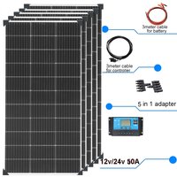 12V Solar Panel battery charger 120W | 240W| 360W| 480W| 600W| 720W| 1200W| solar panel kit Charging Camping RV Boat house