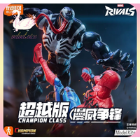 Original Blokees Champion Class Marvel Rivals Spider-Man Venom Model Kits Action Figures Peripheral Collection Toys Boy Gifts