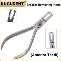 1 PC Dental Anterior Teeth Bracket Removing Pliers Stainless Steel Orthodontic Forceps for Cutting Adhesive and Bracket Removal