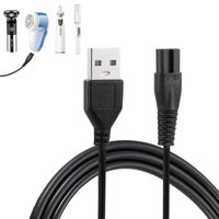 Charger Cable Compatible with Meridian Grooming Electric Shaver Trimmer Replacement Charging Cable Power Cord Adapter USB