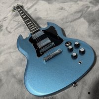For SG Blue Electric Guitar In Stock | Blue Sparkle Finish, Classic SG Style