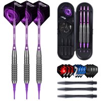 CyeeLife 18/20/24g Soft Dart Safety Practice Competition Rubber Head Adult Flying Sign Drop Resistant Aluminum Rod Tail