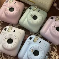 Classic Mini Film Paper Camera Fujifilm Instant Camera Instax Mini 12 Shoulder Strap Bag Accessories Optional 20/40 Sheets Suit