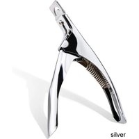 Acrylic Nail Clippers with Magnets U Word Cut False Nail Tips Cutter Stainless Steel Manicure Clamp for Long Gel Nails