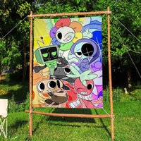 D-Dandys WorldS Cartoon Cartoon Flag Art Science Fiction Room Home Decor Wall Hanging Home Decor Banner