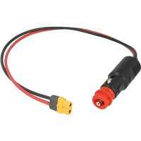 12-24V Car Cigarette Lighter Plug Male to XT60 Female Socket Connector Plug Adaptor With14AWG 20/30/50cm Wire for RC Chargers