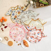 1PC Eating Feeding Bib Waterproof Baby Bibs,Adjustable Apron For Feeding, Painting,Youngsters Food Accessories