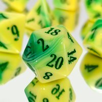 Entertainment Games Cheap Price DND Dice Set Acrylic Blend Color 7Pcs/set Board Games Role-playing Dice Set Digital Dice Games