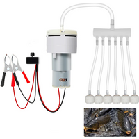 DC 12V Mini Air Pump Aquarium Aquarium Pump Water Oxygen Pumo Motor Adjustable PWM Volume Fishing Aquarium Fish Tank Breeding