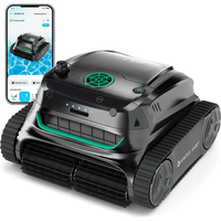 High End Cleaner Pool Robot Cordless WYBOT S2 for Large Swimming Pools Wall Climbing Function Pool Vacuum Cleaner APP Control
