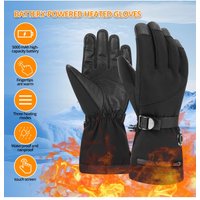 AliExpress IRONRIDE Electric Heated Gloves Ski Warm Gloves Waterproof Touchscreen Thermal Gloves Heated Motorcycle Bicycle USB Rechargeable
