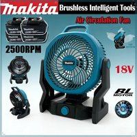 Makita Rechargeable Fan 270° Adjustable Head, Tent & Outdoor Camping Air Circulator, Cordless Power Tool Fan 18V 20V
