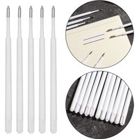 10 Pcs/lot Stationery Signature Plastic Press Pens Core Replacement Lead Writing Tool Ballpoint Pen Refill