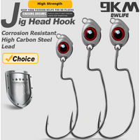Swimbait Jig Heads Hooks 10~30Pcs Bass Fishing Texas Jig Head EWG Hooks Saltwater Freshwater Shaky Jig Fishing Soft Worm Hook
