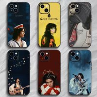 singer lyrical C-Conan G-Gray Phone Case Black Matte Thin Anti-collision Phone Case For IPhone17 16 15 14 ProMax