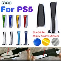 Stickers Middle Side Skin Sticker For PS5 Console Protection Sticker Decal Cover Center Waterproof Strip For PlayStation 5 Disc