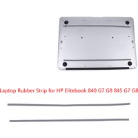 1/2Pcs Laptop Rubber Feet, Bottom Case Foot Pad Strip for Elitebook 840 G7 G8 845 G7 G8 Laptop Replacement