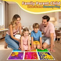 Foot Textured Floor Mat Sensory Foot Tactile Sensory Experience Kids Body Coordination Mat