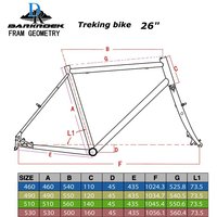 Long-distance Travel Bicycle Frame,46/49/51/53cmTouring Bike Frame ,Cr-mo Steel Tourist Bicycle Frame Gravel Bikes
