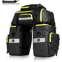 Rhinowalk Bicycle Pannier Multi-functional Waterproof Backpack Bag Bike Trunk Bag Cycling Saddle transport bag Backshelf Pack