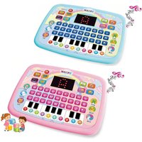 Kids Tablet Toddler Learning Pad with Teach Alphabet Numbers Word Music Math,Early Development Interactive Toy for Boys & Girls