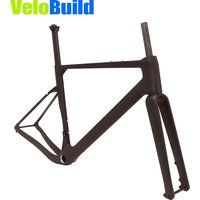 VELOBUILD 2025 New Carbon Aero Gravel Bike Frame Fork Seatpost T47 BB