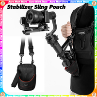 FOMITO Photography Camera Gimbal Stabilizer Shoulder Support with Tripod Belt Waist Bag for Dji Gimbal Monopods Fishing Rods