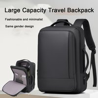 Neuer erweiterbarer Reiserucksack mit hoher Kapazität für Männer und Frauen, einfacher Pendlerrucksack, Computertasche, Business-Rucksack