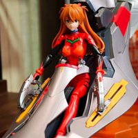 New BLOKEES Neon Genesis Evangelion EVA Asuka Shikinami Langley Battle Suit Cockpit Special Edition Figurine Movable Model Toys