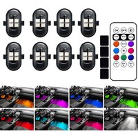 AliExpress NONE 2/4/6/8pcs Wireless LED Drone Strobe Light Car Motorcycle Bike Warning Decor Lamp Remote Control Flash Indicator