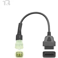 Universal 6PIN To 16PIN OBD2 Diagnostic Cable for Ktm Motorcycles, Expansion Adapter for Diagnostic Tools