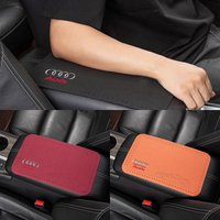 Auto Center Console Armrest Cushion Leather Armrest Pad For Audi A1 A3 A4 A5 A6 A7 A8 Q3 Q5 Q7 Q8 TT B4 B5 B6 Car Accessories