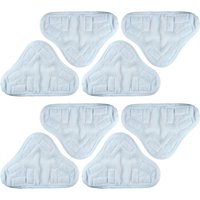 8 Pack Replacement Pads Compatible with H2O H20 Steam Mop X5 - Microfibre Steam Mop Pads Floor
