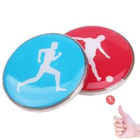 Referee Side Toss Coin Double Face Sports Football Pattern Soccer Volleyball FlipCoin Souvenirs Creative Gift For Kids Adults