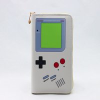 Retro game console Zip Wallet Womens Long Purses Handbags Coin Purse Cards Holder PU Billfold Wallet