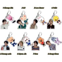 StrayKids Idol Cartoon Character SKZOO Keychain Bag Accessories Felix HyunJin Minho Seungmin Jisung Jeongin Peripheral Support