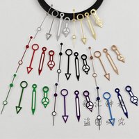 NH34 SUB GMT Hands Diver Aiguille Needles 4 Pins Green Luminous Silver Gold Black Watches Pointer for NH35 NH34A 4R34 Movement