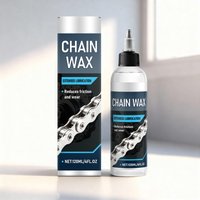Bicycle Chain Wax Based 120ml Long-Lasting Rust Inhibitor Bicycle Lubricant for Riding Drivetrain Cycling Workshop Metal Parts