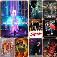 Metal Tin Signs Classic Old Movie Wall Decoration Plaque Vintage Art Poster Iron Painting for Man Cave Home Cafe Garden Club