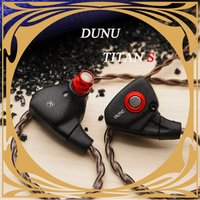 DUNU Titan S IEMs In-Ear Monitors | 11mm Dynamic Driver Wired Headphones with Silver-Plated Copper Cable (2Pin 0.78mm)