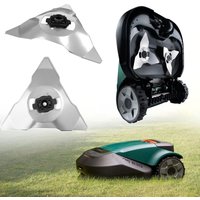 1-3pcs Stainless Steel Lawn Robot Blades Lawn Mover Replacement Cutting Blades For Robomow RS RC Automatic Lawn Mower Accessory