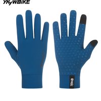 AliExpress YKYWBIKE YKYW Touch Screen Full Finger Cycling Gloves Anti-slip Bicycle Gloves Winter Warmth Shock-Absorbing Road Bike Sport Gloves