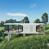 Micro Family Capsule House Modular Homes Mini Capsule Small House Mobile Home Container House Garden Rooms Vacation Room